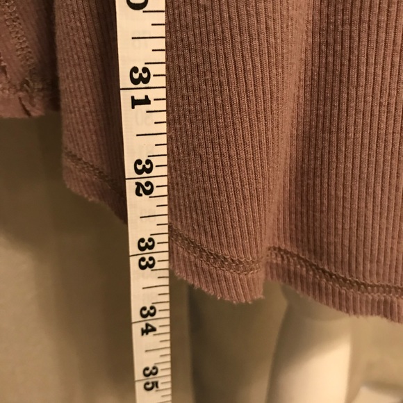 Tan Cold Shoulder Top - Picture 6 of 6